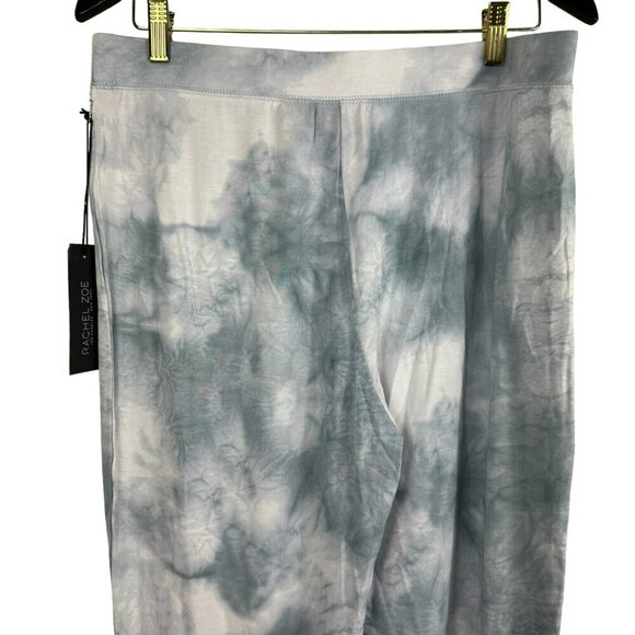 Rachel Zoe Tie Dye Soft French Terry Lined Jogger Pants Slate Blue Size Large - Picture 6 of 9
